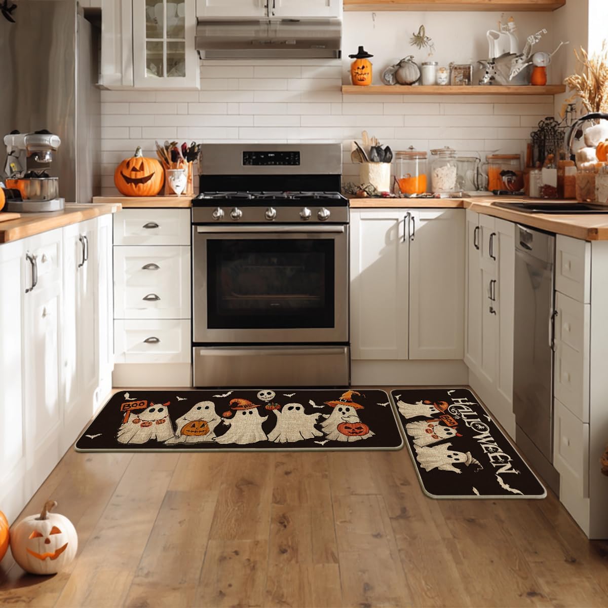 🎃Halloween Kitchen Rugs Sets of 2