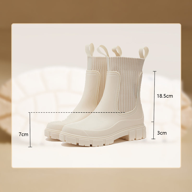 💥Special sale - Waterproof Non-Slip Thick Sole Mid-Calf Boots