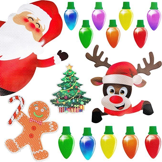 Magnet Reflective Light Bulb Decorations