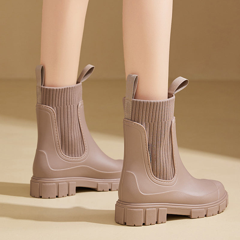 💥Special sale - Waterproof Non-Slip Thick Sole Mid-Calf Boots