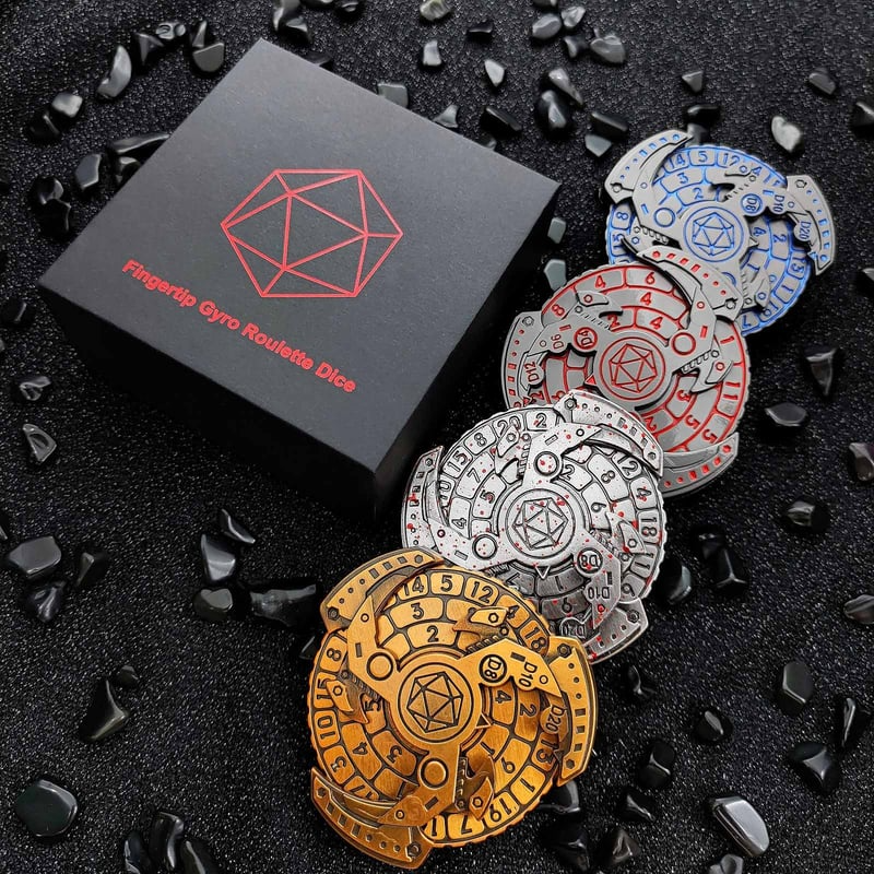 🔥🔥Sale 70% OFF--Dungeons and Dragons Metal Dice Spinner（BUY 2 FREE SHIPPING)