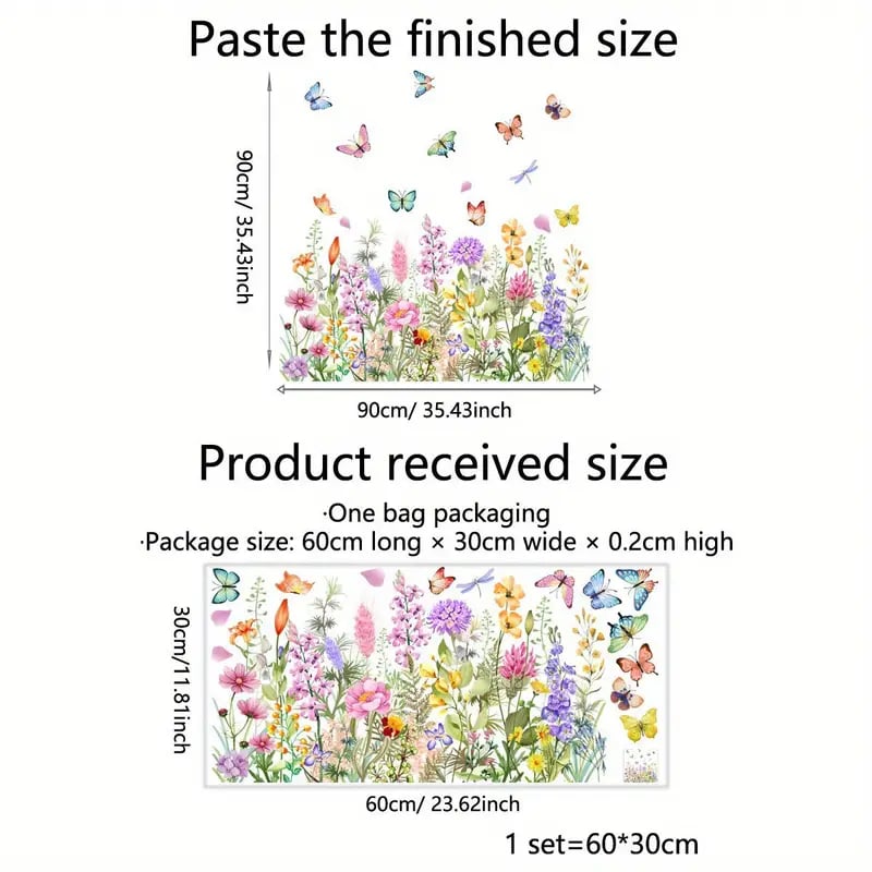 💐49% off this week 💐colorful floral bouquet window sticker🖼️