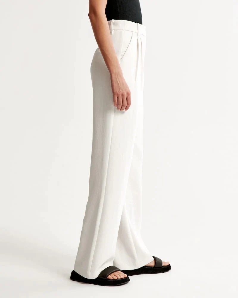 Wide-Leg Tailored Pants - Buy two and get free shipping!