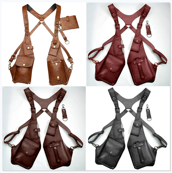 New Leather Anti-theft Harness (5 Color)