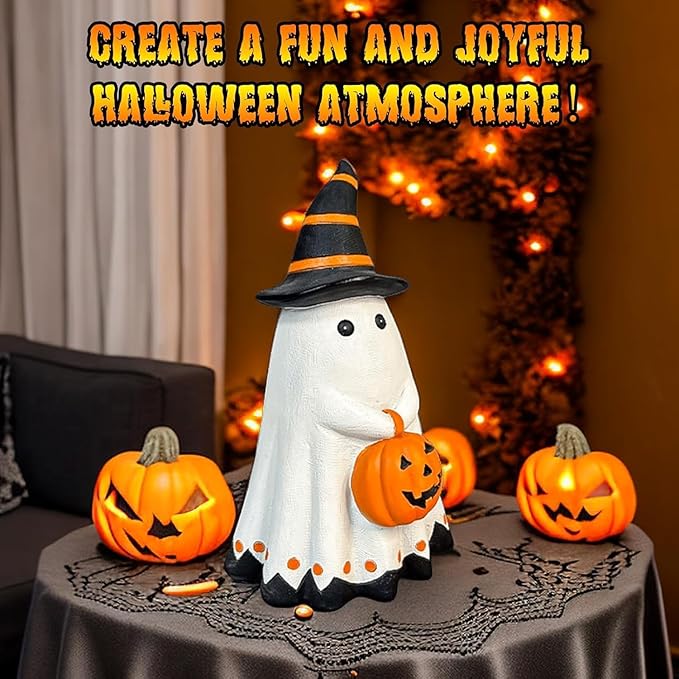 🎃Halloween Pumpkin Ghost Statues