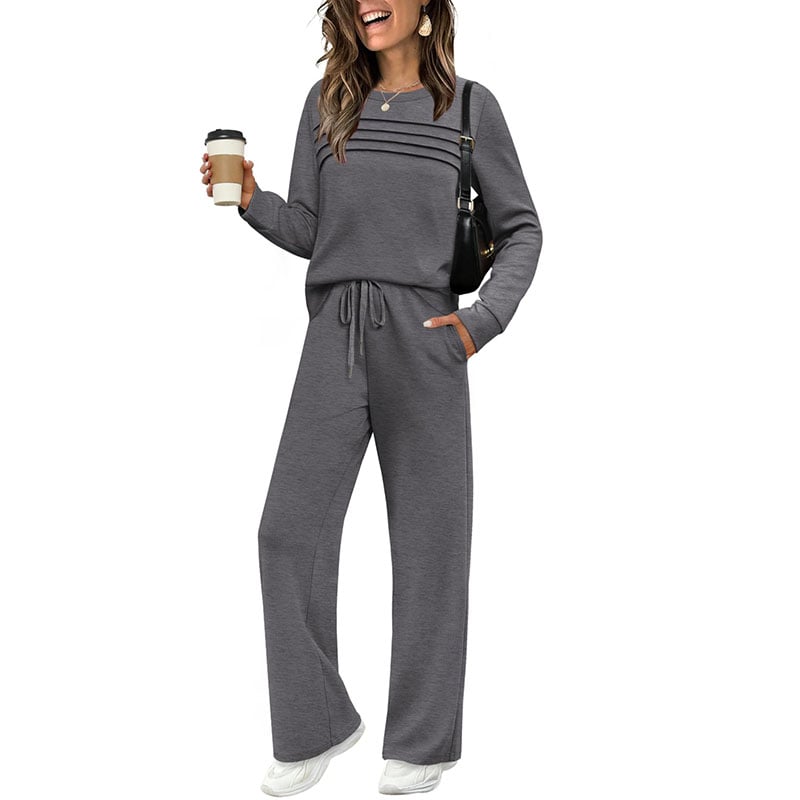 🔥Women's 2 Piece Sets Sweatshirt Casual Travel Outfits