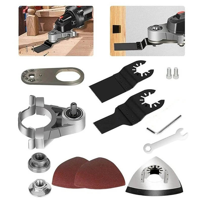 🔥🎁Angle Grinder Converter Set, Angle Grinder Converter Universal Head Adapter, Carbon Steel Angle Grinder to Multi-Tool Converter🔥🔥