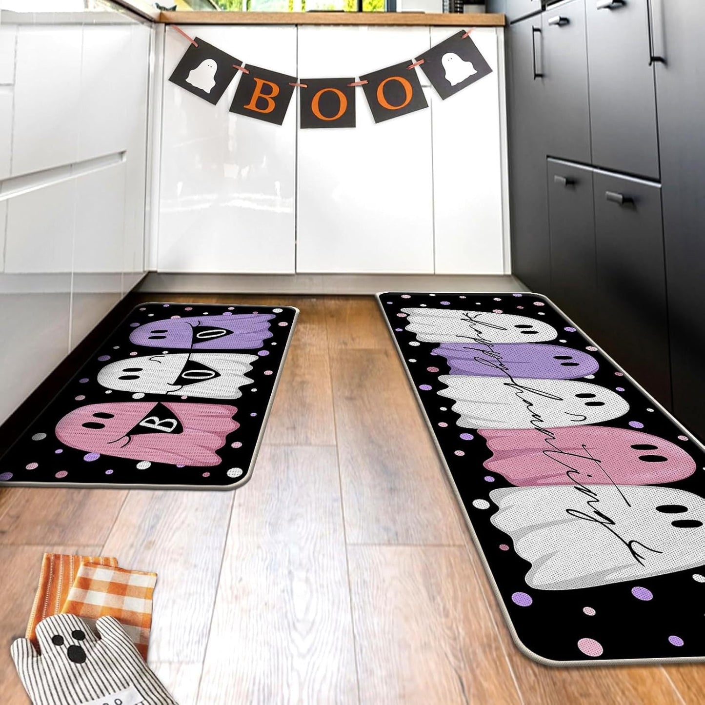 🎃Halloween Kitchen Rugs Sets of 2