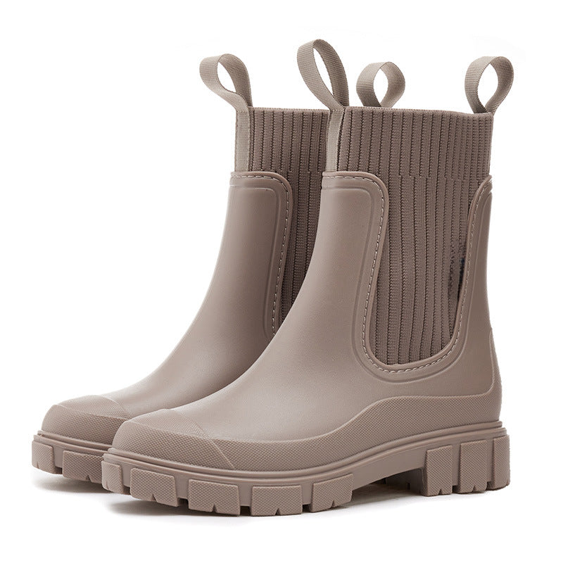 💥Special sale - Waterproof Non-Slip Thick Sole Mid-Calf Boots