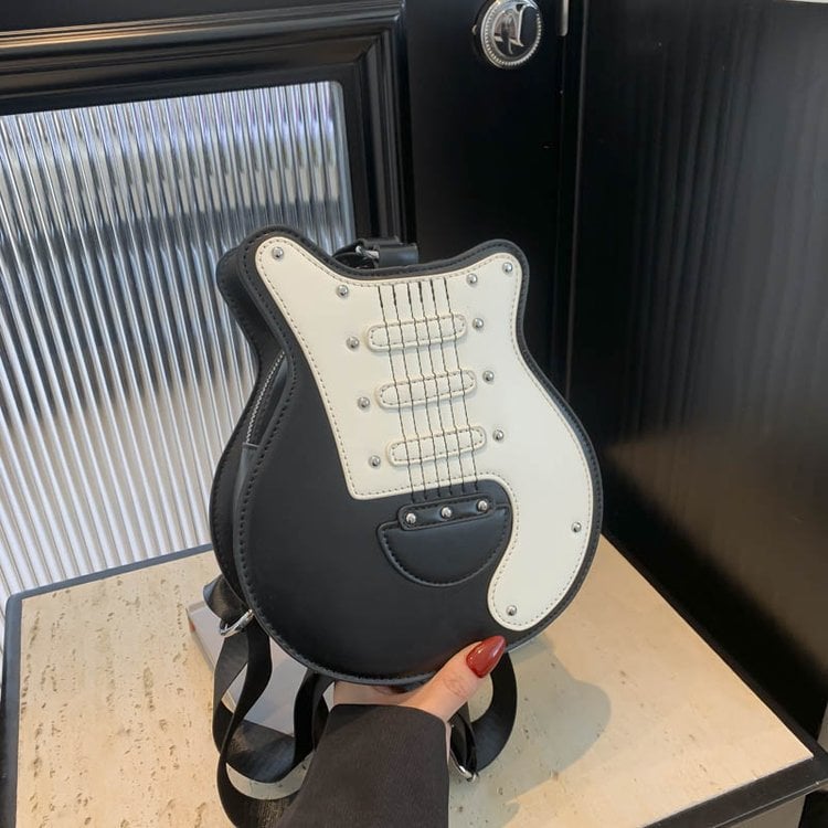 Y2k Style Vintage Guitar Shaped Bag For Girls