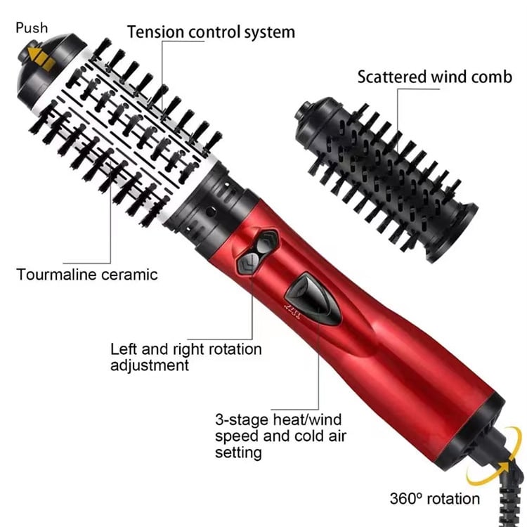 🎁3-in-1 Hot Air Styler and Rotating Hair Dryer for Dry hair, curl hair, straighten hair