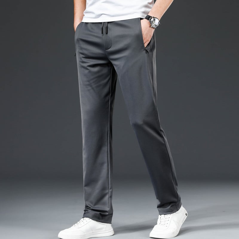 MEN'S STRAIGHT ANTI-WRINKLE CASUAL PANTS