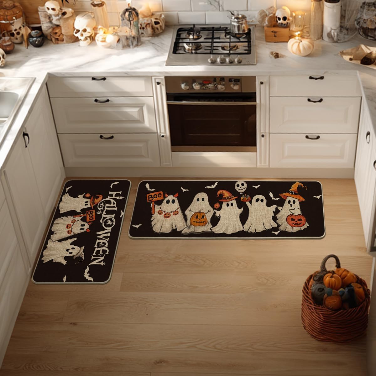 🎃Halloween Kitchen Rugs Sets of 2