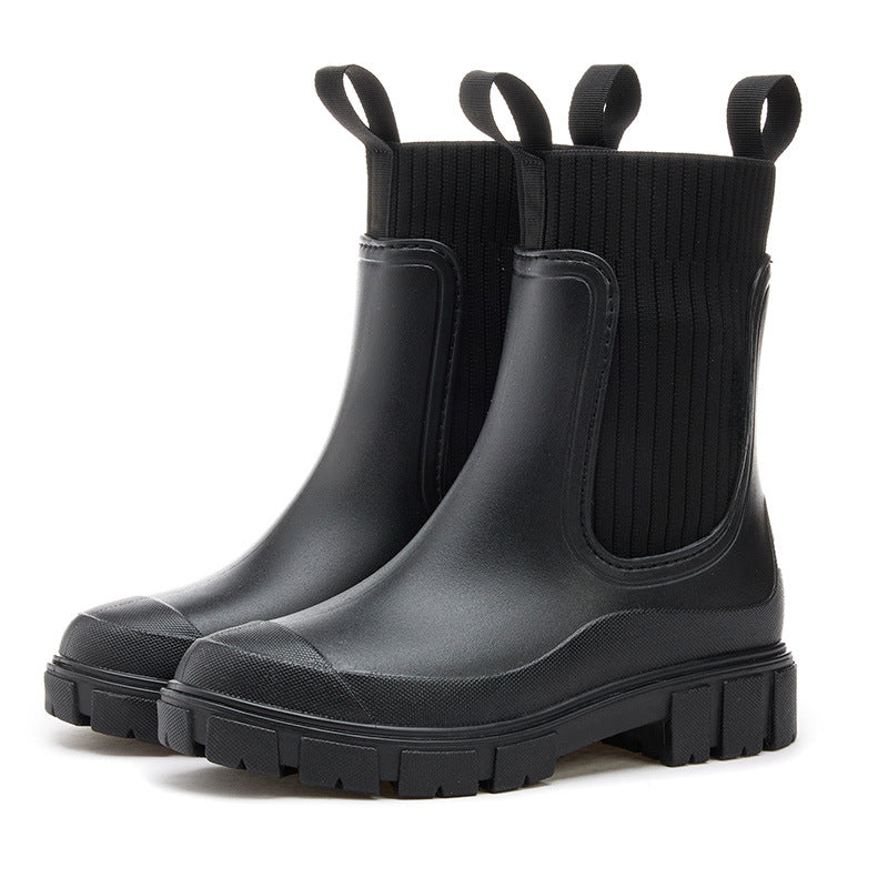 💥Special sale - Waterproof Non-Slip Thick Sole Mid-Calf Boots