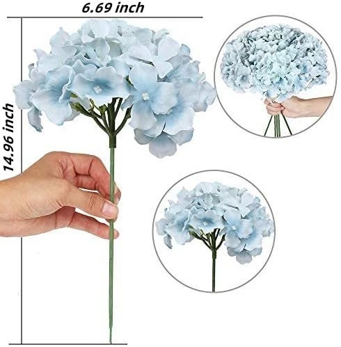 Outdoor Artificial Hydrangea Flowers