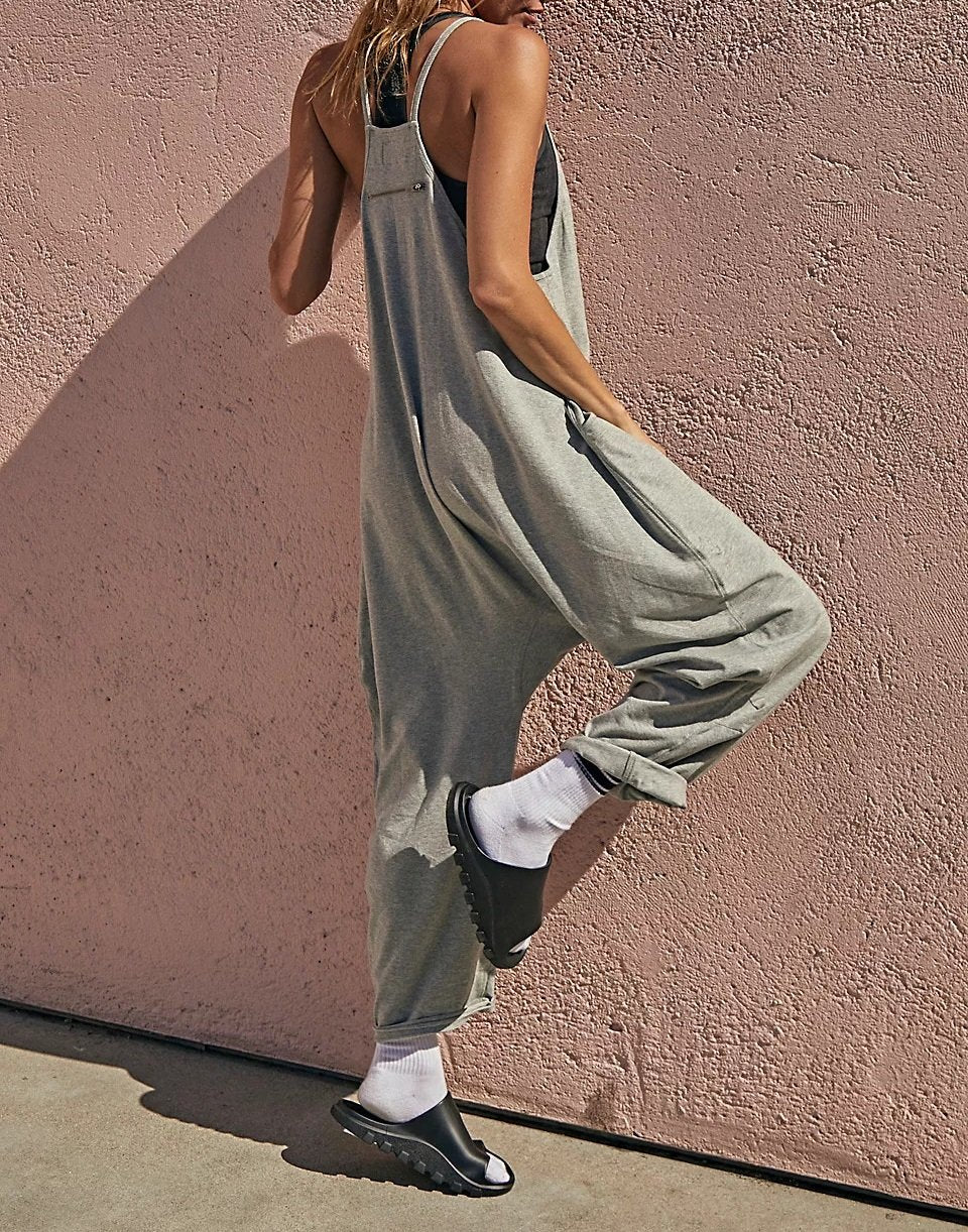 Wide Leg Jumpsuit with Pockets