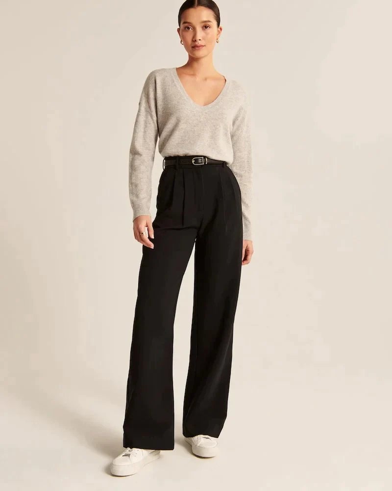 Wide-Leg Tailored Pants - Buy two and get free shipping!