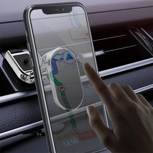 🔥SALE 50% OFF 🔥 Alloy Folding Magnetic Car Phone Holder