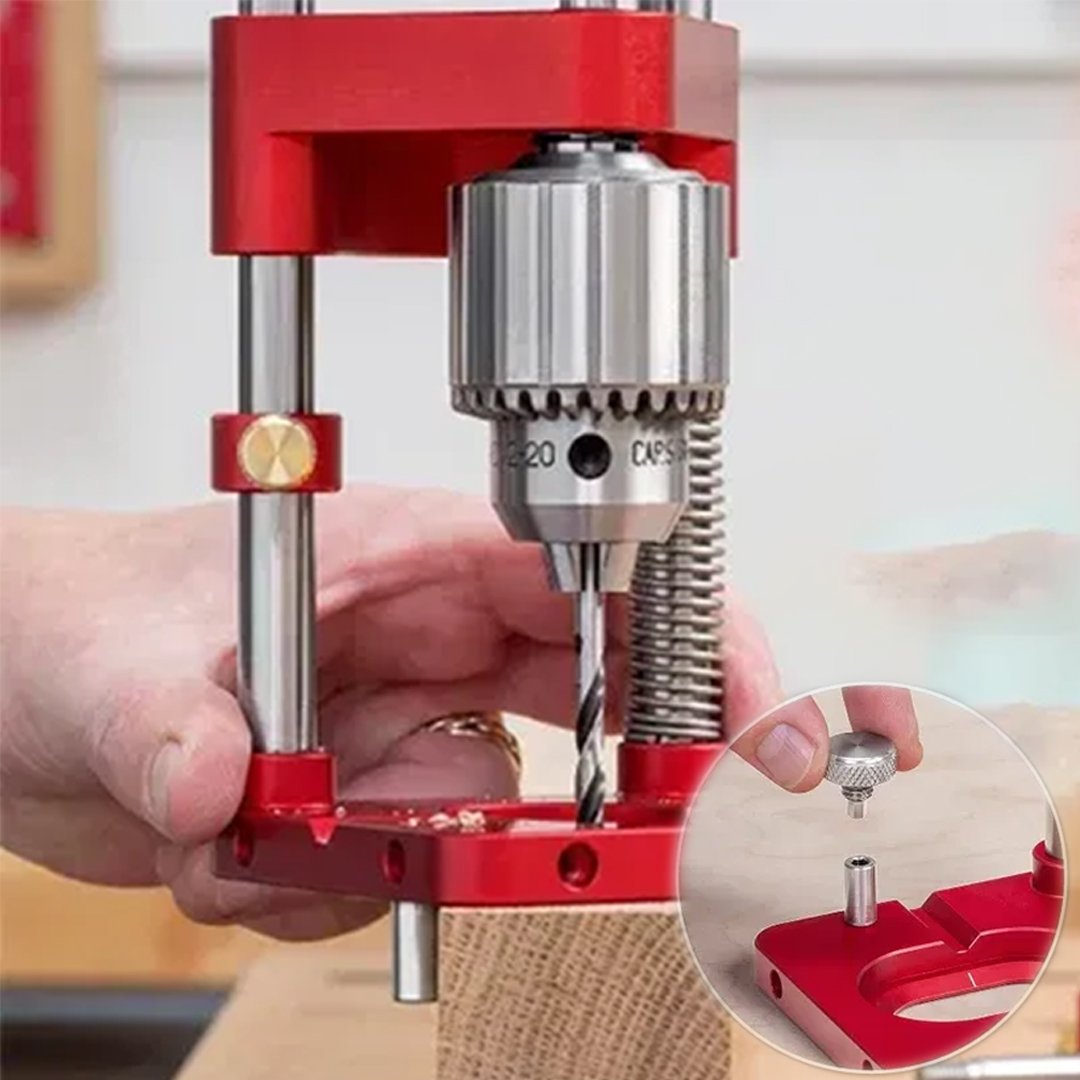 New woodworking drill locator