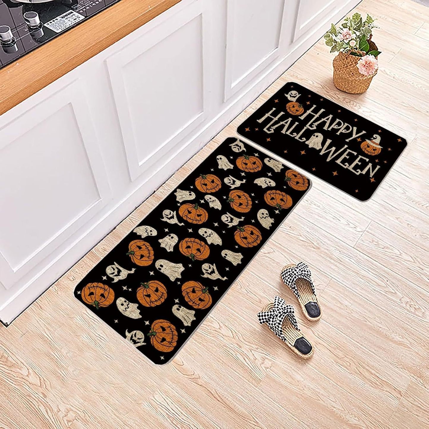 🎃Halloween Kitchen Rugs Sets of 2