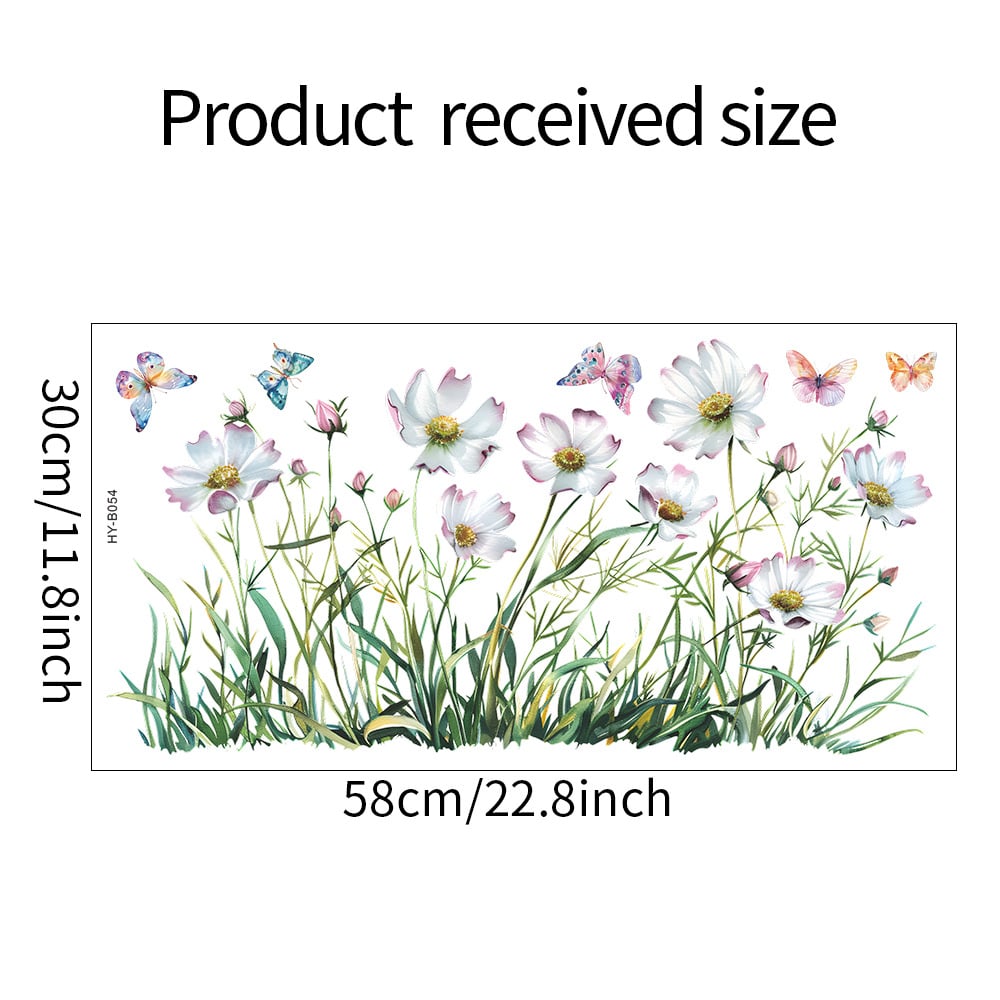 💐49% off this week 💐colorful floral bouquet window sticker🖼️