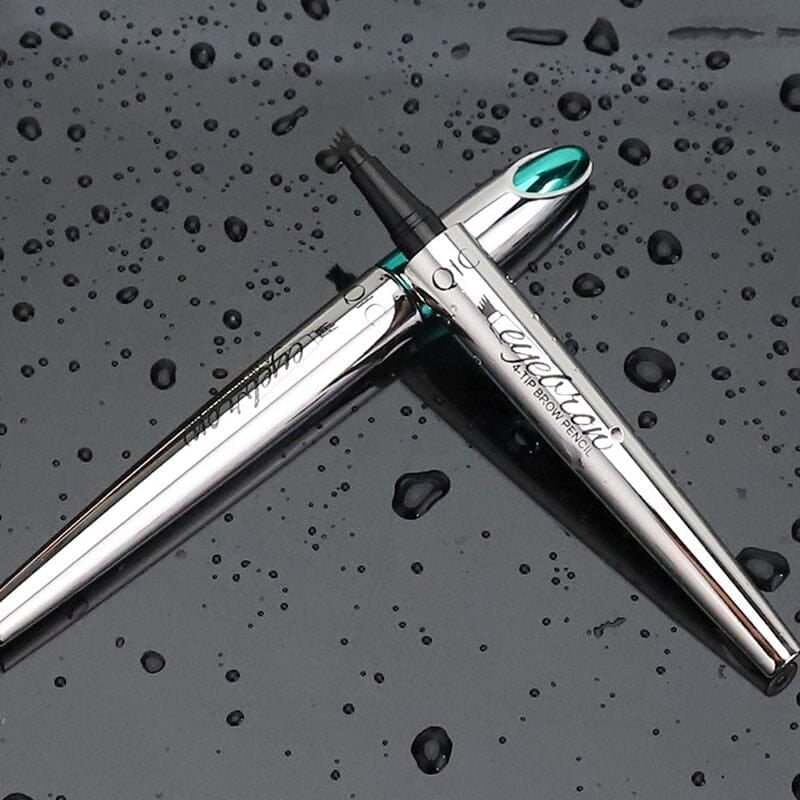 3D Waterproof Microblading Eyebrow Pen 4 Fork Tip Tattoo Pencil