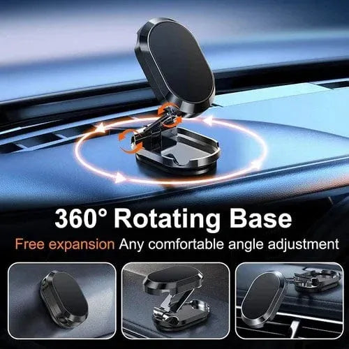 🔥SALE 50% OFF 🔥 Alloy Folding Magnetic Car Phone Holder