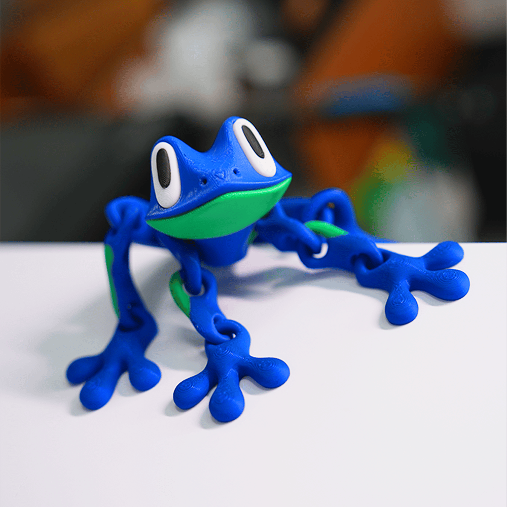 🐸 3D Printed Magnetic Frog Refrigerator Magnet