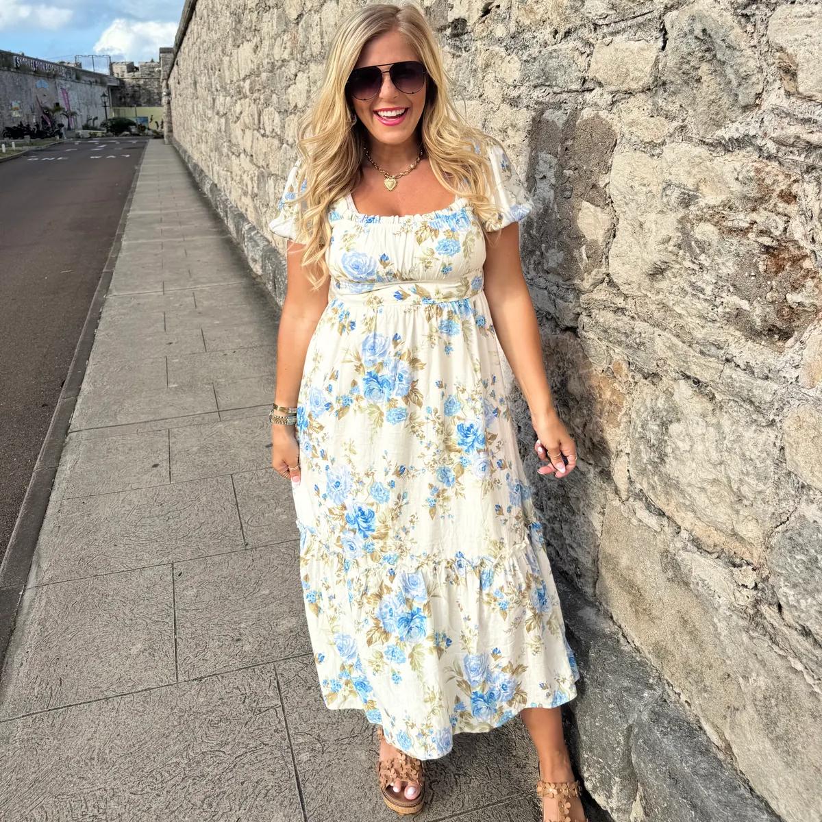 🔥Last Day 49% OFF🌹Romantic Rose Floral Dress