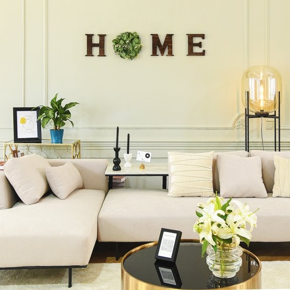 🌸HOME Wooden Letter Sign: Modern Farmhouse Wall Decor