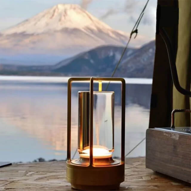 LED Crystal Metal Night Light