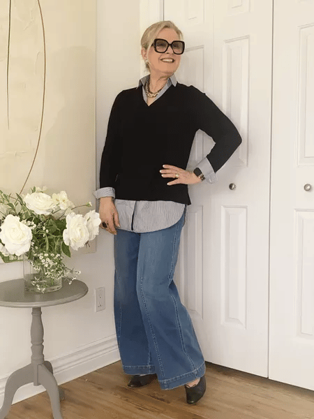 SALE 50% OFF🔥Seamed Front Wide Leg Jeans (Buy 2 Free Shipping)