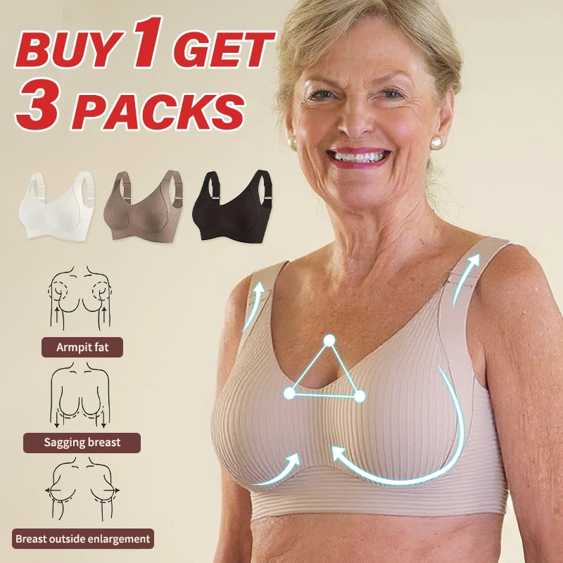 🎁 Buy 1 Get 3 Packs🔥Super Firming Wire-Free Bra All-Day Comfort No More Sagging (3-Pack Value Set)
