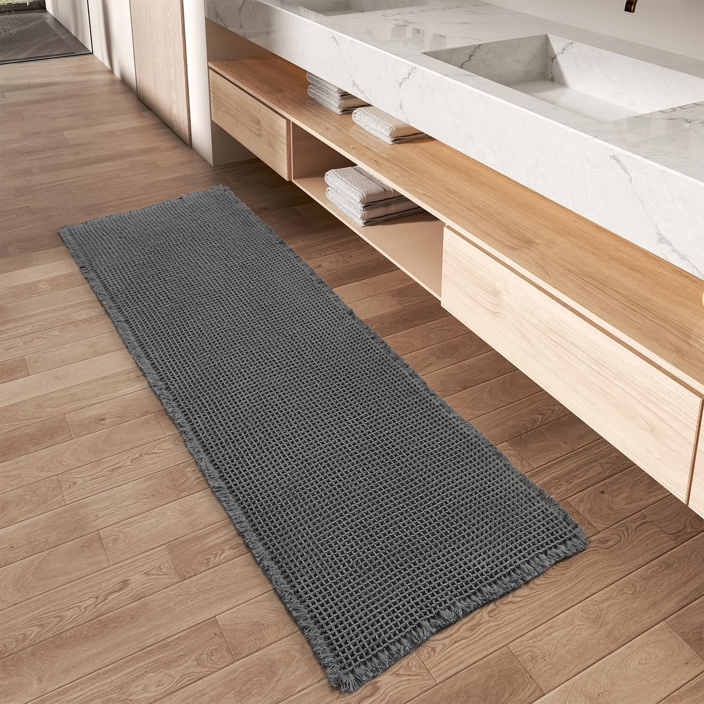 Upgraded Waffle Runner Rug