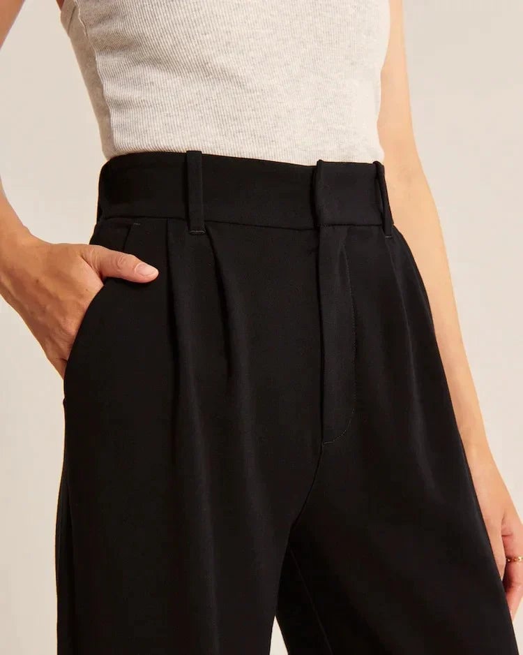 Wide-Leg Tailored Pants - Buy two and get free shipping!