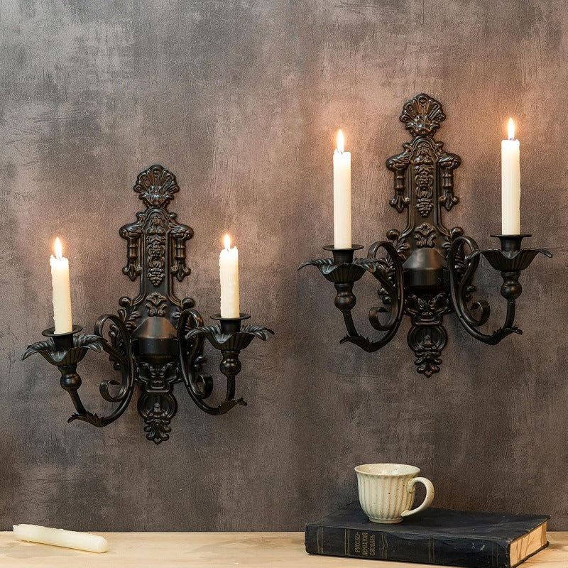 Metal Wall Stick Candle Sconces Gothic Candle Holders