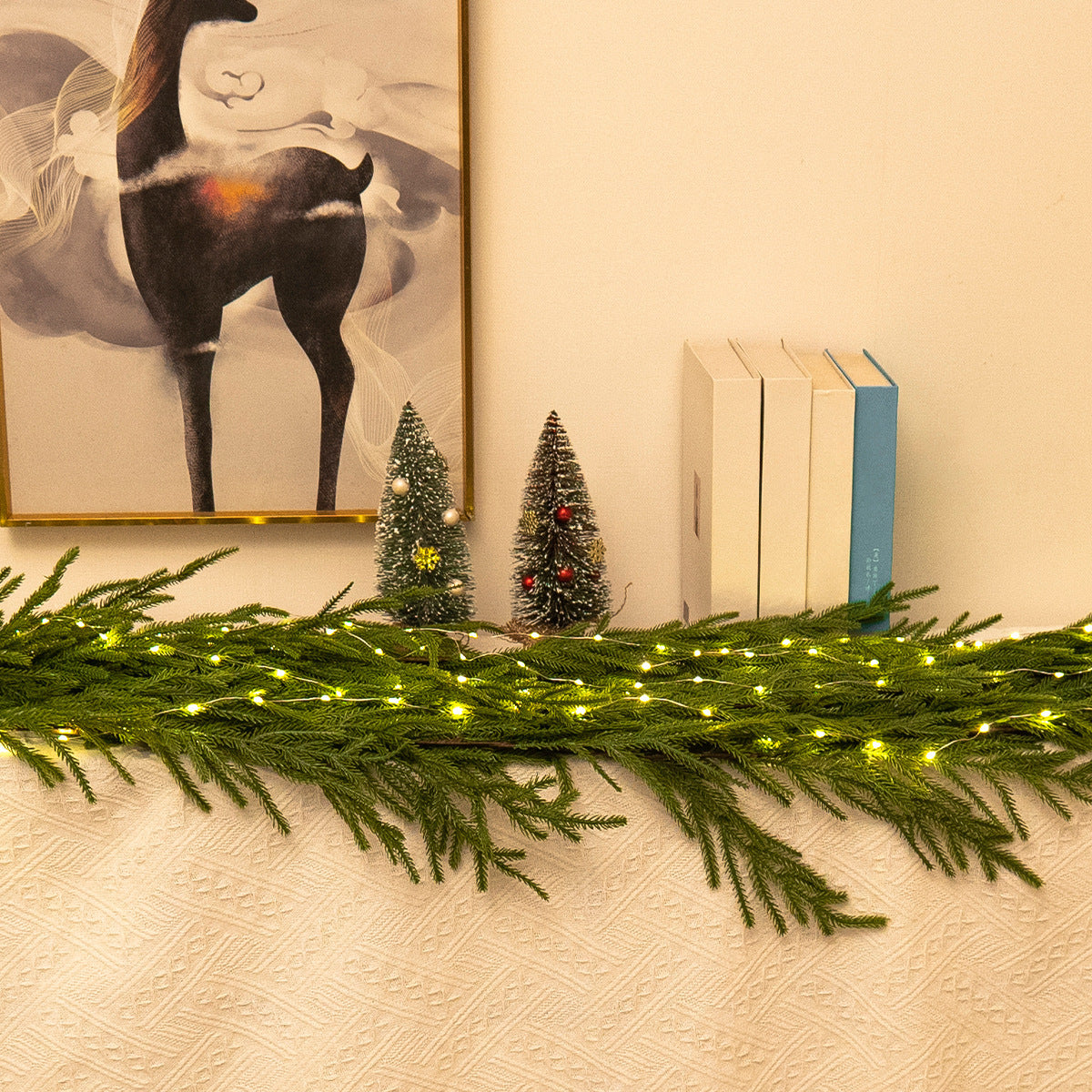 🏆HOT SALE💥 Pre-lit Christmas Cedar Garland