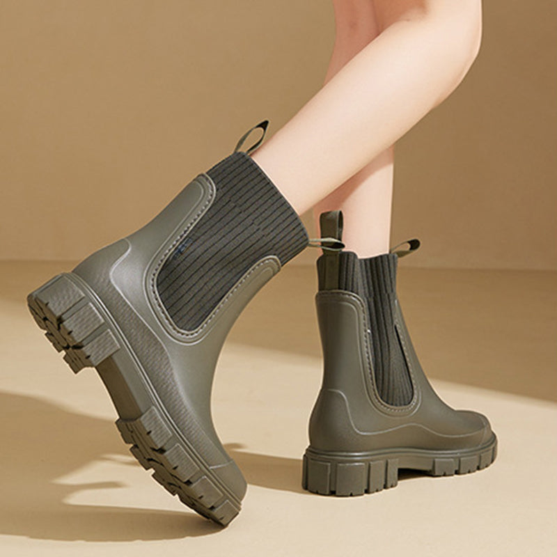 💥Special sale - Waterproof Non-Slip Thick Sole Mid-Calf Boots