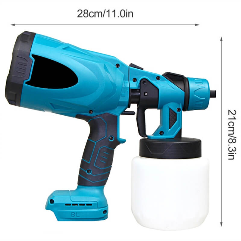 High pressure cordless paint spray machine