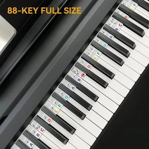 Best Gift - Removable Piano Keyboard Note Labels