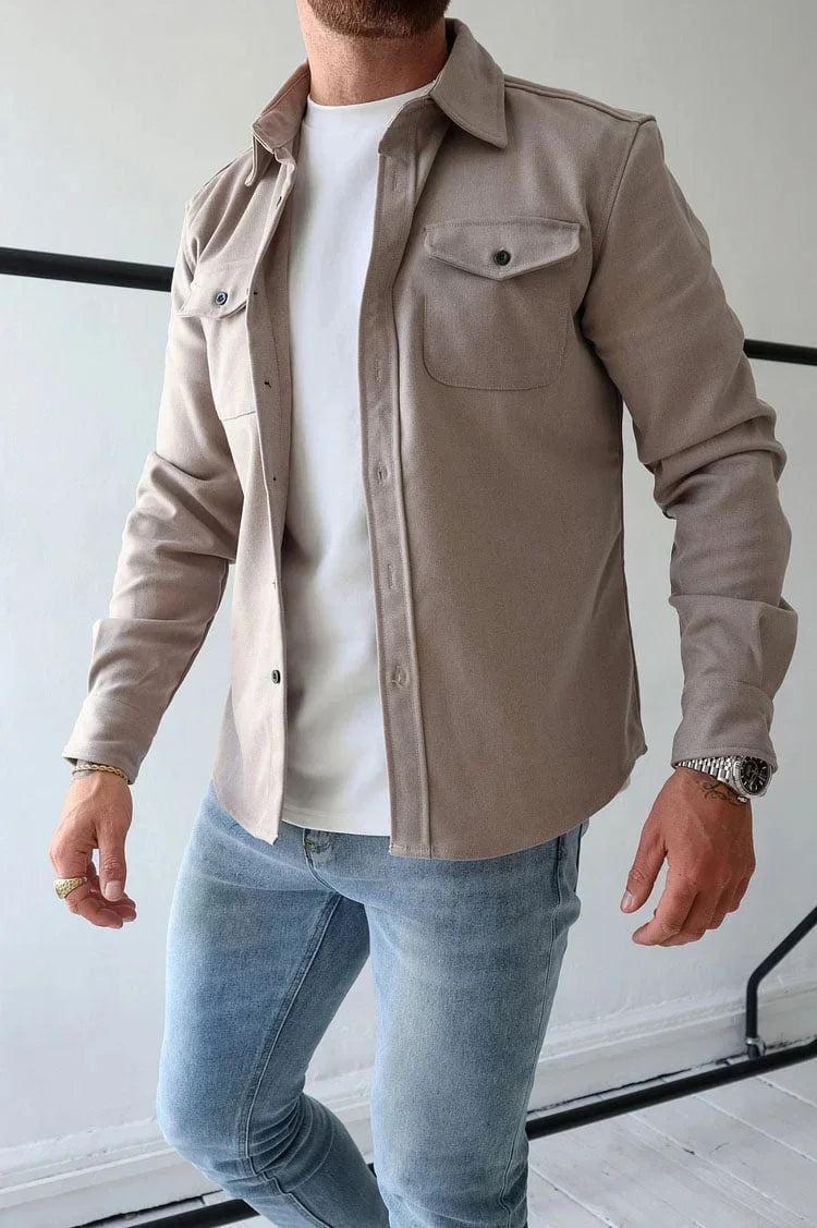 Button Down Shirt Jacket (Buy 2 Free Shipping)