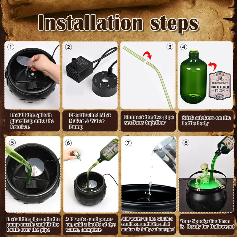 🎃Halloween Specials🎃Cauldron Halloween Decor