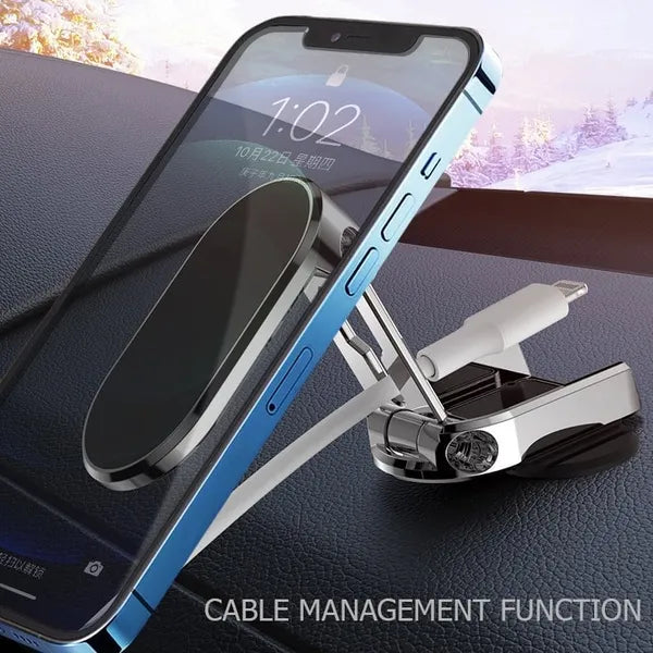 🔥SALE 50% OFF 🔥 Alloy Folding Magnetic Car Phone Holder