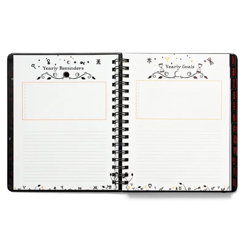 💥📚🧙‍♀️Waiting for the Night 2026 Weekly Planner🧹HARDCOVER BOOK