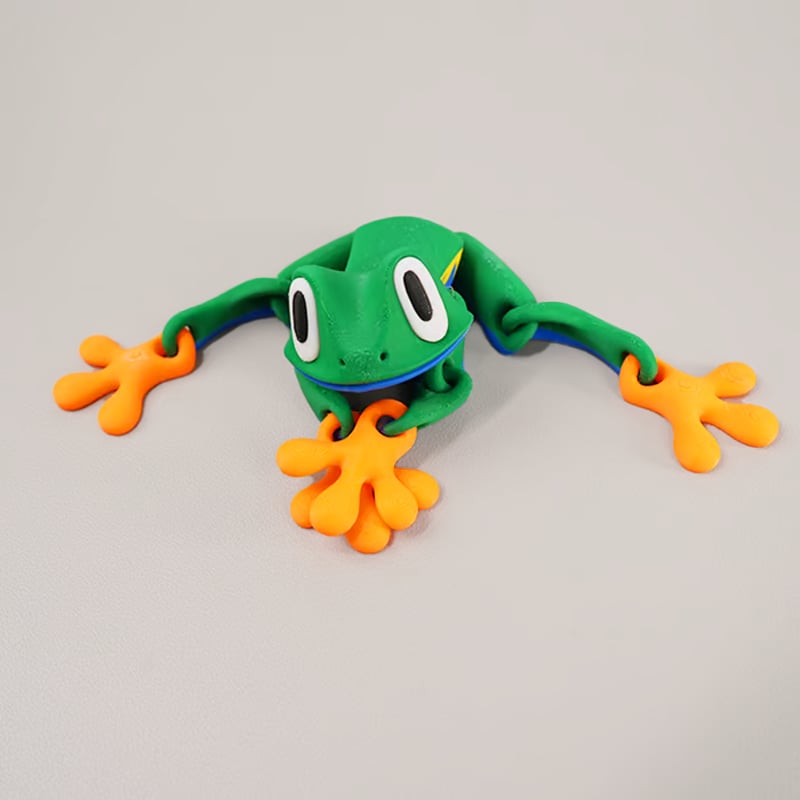 🐸 3D Printed Magnetic Frog Refrigerator Magnet