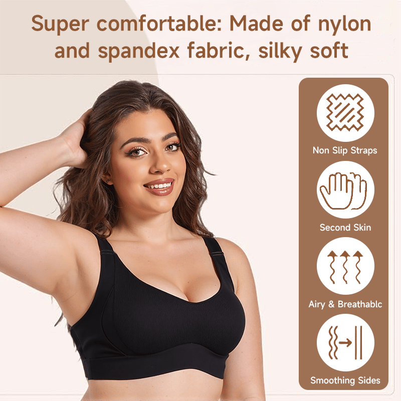 🎁 Buy 1 Get 3 Packs🔥Super Firming Wire-Free Bra All-Day Comfort No More Sagging (3-Pack Value Set)