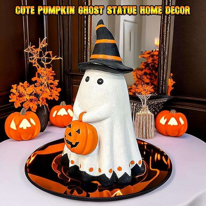 🎃Halloween Pumpkin Ghost Statues