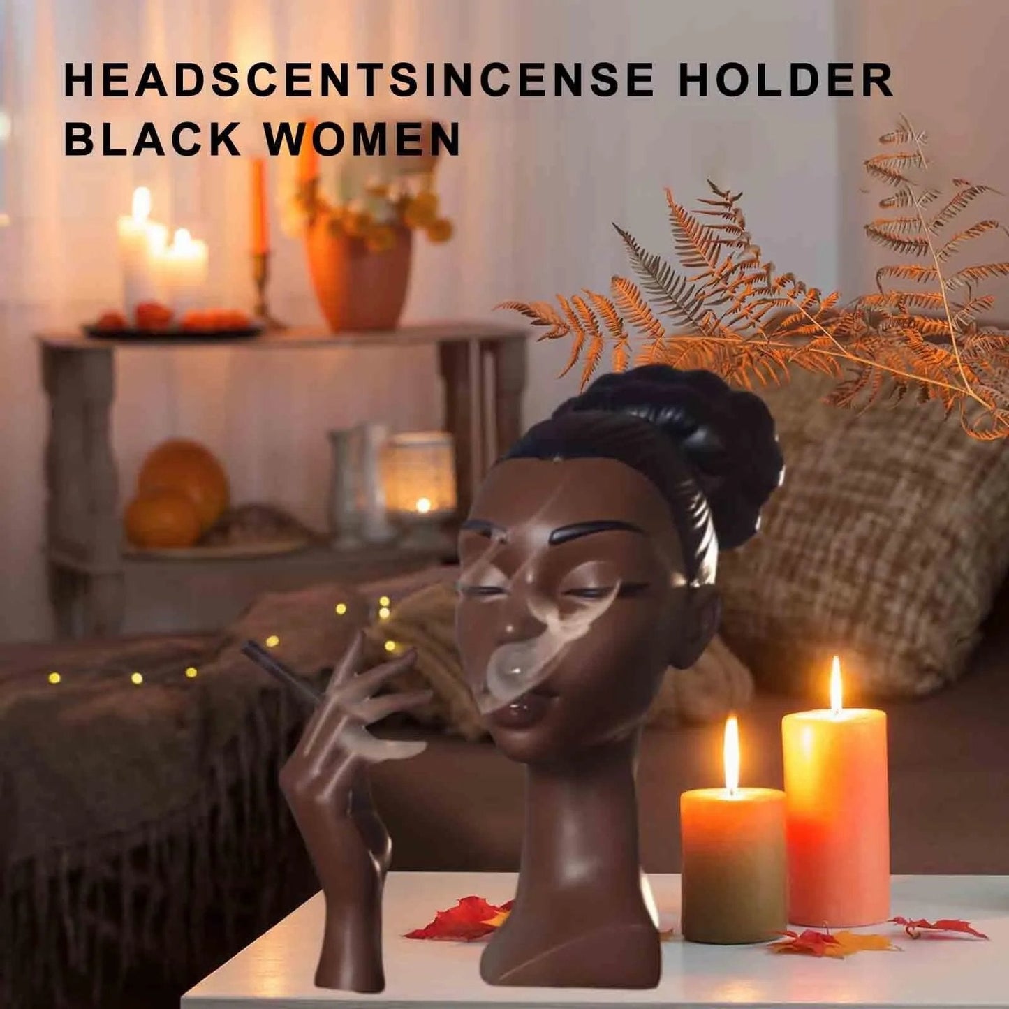 🔥Head Incense Burner Black Woman