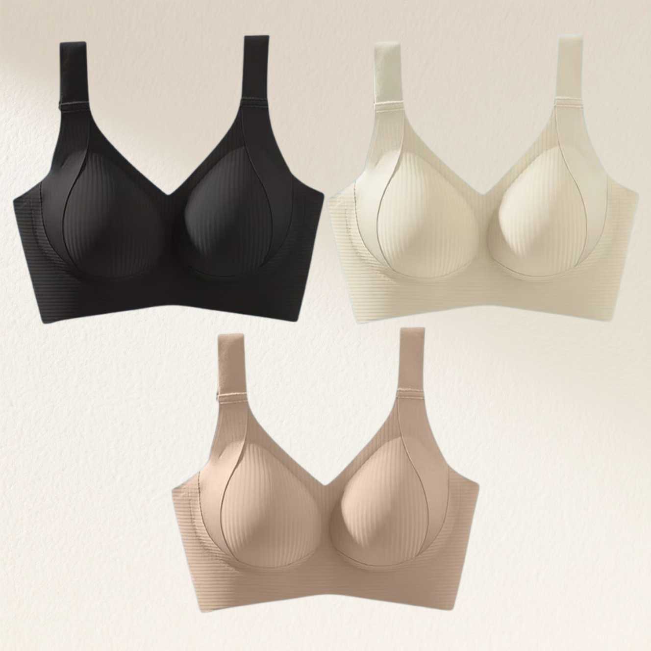🎁 Buy 1 Get 3 Packs🔥Super Firming Wire-Free Bra All-Day Comfort No More Sagging (3-Pack Value Set)