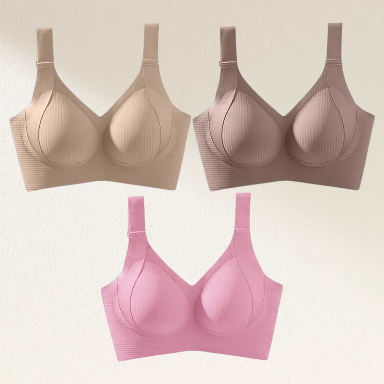 🎁 Buy 1 Get 3 Packs🔥Super Firming Wire-Free Bra All-Day Comfort No More Sagging (3-Pack Value Set)
